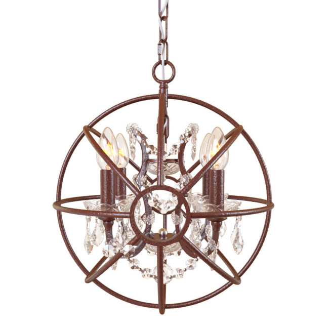 Подвесная люстра LOFT IT Foucaults orb crystal Loft1897/4 Подвесная люстра LOFT IT Foucaults orb crystal Loft1897/4