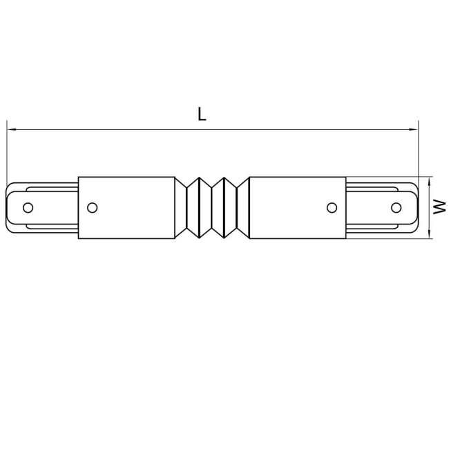 Коннектор гибкий Lightstar Barra 502157 Коннектор гибкий Lightstar Barra 502157