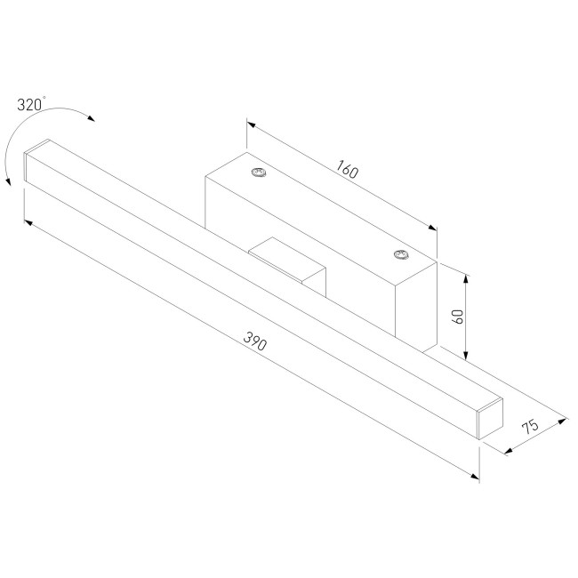Настенный светильник Elektrostandard Rino 4690389189180 a061222 Настенный светильник Elektrostandard Rino 4690389189180 a061222