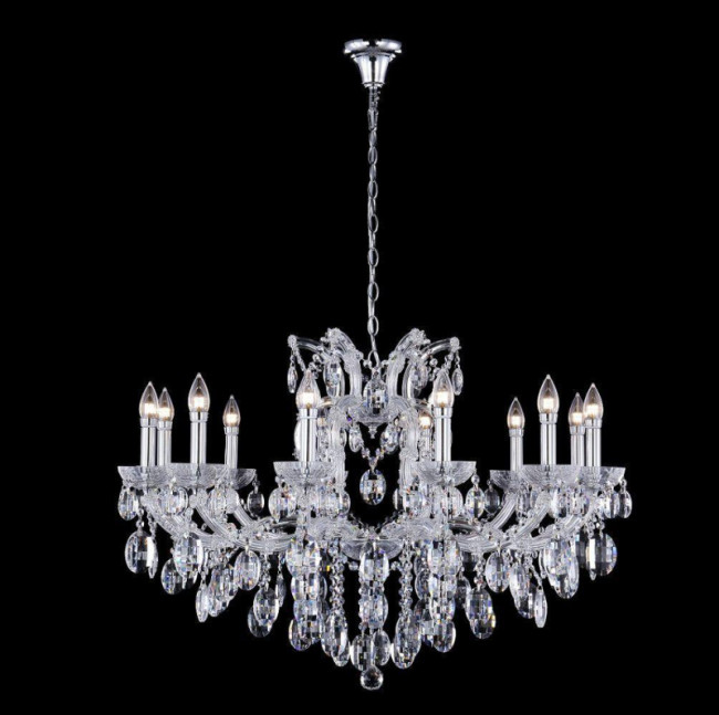 Подвесная люстра Crystal Lux Hollywood SP12 Chrome Подвесная люстра Crystal Lux Hollywood SP12 Chrome