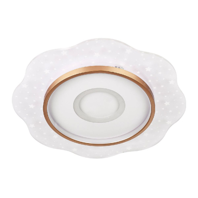 Потолочный светильник LED4U L1028-500 WH-GD Потолочный светильник LED4U L1028-500 WH-GD