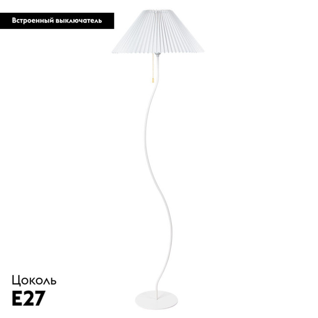 Торшер Arte Lamp Agatha A5069PN-1WH Торшер Arte Lamp Agatha A5069PN-1WH