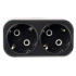 Разветвитель сетевой 2-местный Stekker 250V 16A ABS ADP16-22-20 50680 Разветвитель сетевой 2-местный Stekker 250V 16A ABS ADP16-22-20 50680
