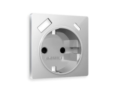Лицевая панель для розетки с/з со шторками 2USB A+C Ambrella Volt Alfa AP4100