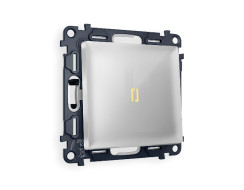 Комплект механизма 1-кл проходного выключателя с подсветкой Ambrella Volt Alfa MA402030