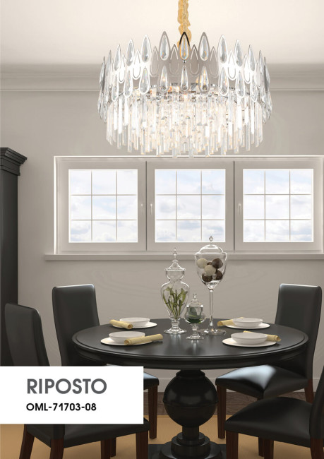 Подвесная люстра Omnilux OML-71703-08 Подвесная люстра Omnilux OML-71703-08