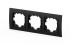 Рамка трехместная ELBI Zena 500-014800-227 Рамка трехместная ELBI Zena 500-014800-227