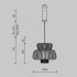 Подвесной светильник Maytoni Namiki MOD465PL-L12BK1 Подвесной светильник Maytoni Namiki MOD465PL-L12BK1