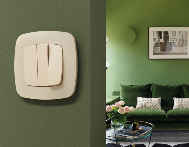 Лицевая панель для выключателя трехклавишного Ambrella Volt Omega OP3250