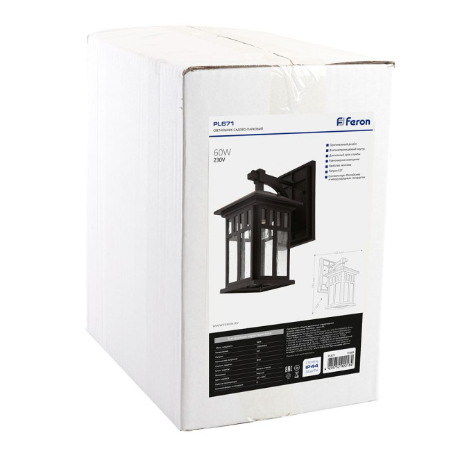 Уличный настенный светильник Feron Бергамо 11689 Уличный настенный светильник Feron Бергамо 11689