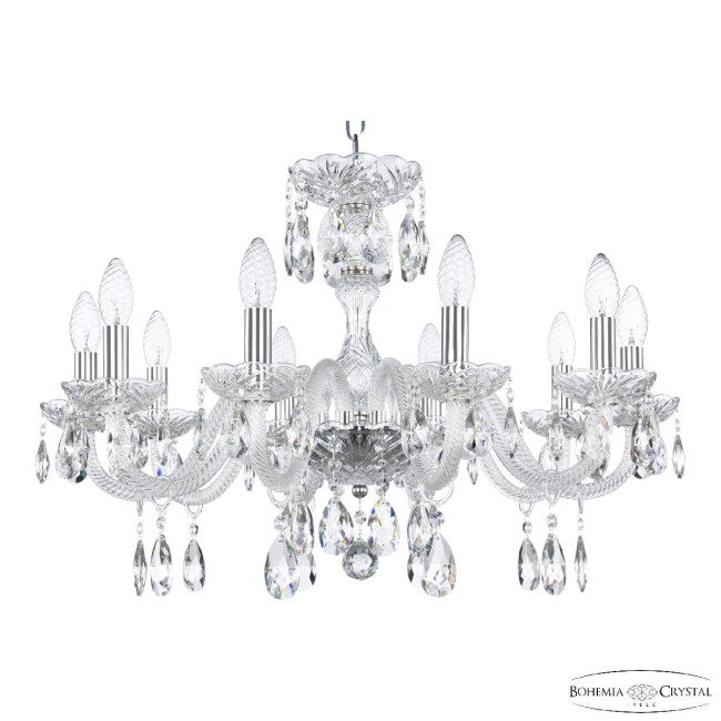 Подвесная люстра Bohemia Ivele Crystal 117/10/240 Ni Подвесная люстра Bohemia Ivele Crystal 117/10/240 Ni