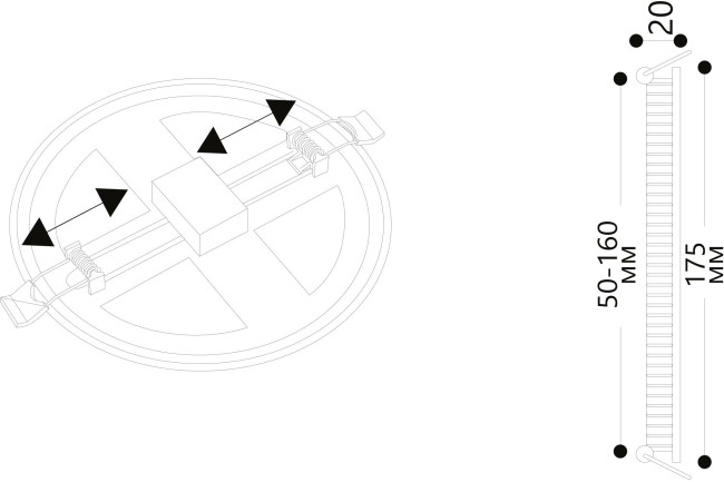 Встраиваемый светильник ARTE Lamp A7975PL-1WH Встраиваемый светильник ARTE Lamp A7975PL-1WH