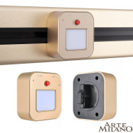 Трековая подсветка Arte Milano Am-track-sockets 380022TL/Light Gold Трековая подсветка Arte Milano Am-track-sockets 380022TL/Light Gold