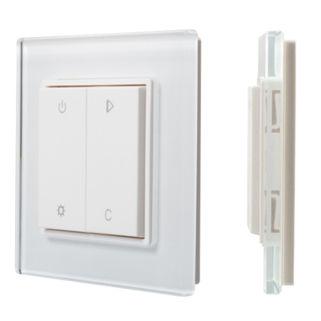 Панель Arlight Knob SR-2833RGB-RF-UP White (3V,RGBW,1зона) 017740 Панель Arlight Knob SR-2833RGB-RF-UP White (3V,RGBW,1зона) 017740