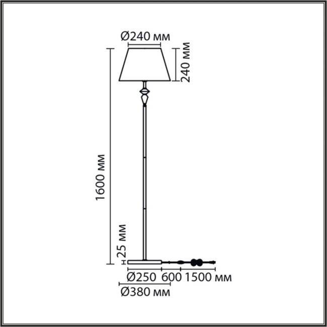 Торшер Lumion Classi Vermont 8274/1F Торшер Lumion Classi Vermont 8274/1F