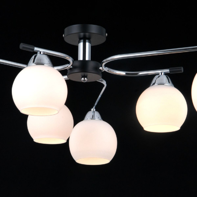 Потолочная люстра Illumico IL0638-6CSQ-24 CR BK LIBRA Потолочная люстра Illumico IL0638-6CSQ-24 CR BK LIBRA