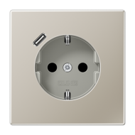 Розетка 2K+З USB Typ C Jung ES1520-18C Розетка 2K+З USB Typ C Jung ES1520-18C
