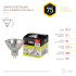 Лампа галогенная Эра GU5.3 75W 3000K GU5.3-JCDR (MR16) -75W-230V-CL C0027366 Лампа галогенная Эра GU5.3 75W 3000K GU5.3-JCDR (MR16) -75W-230V-CL C0027366