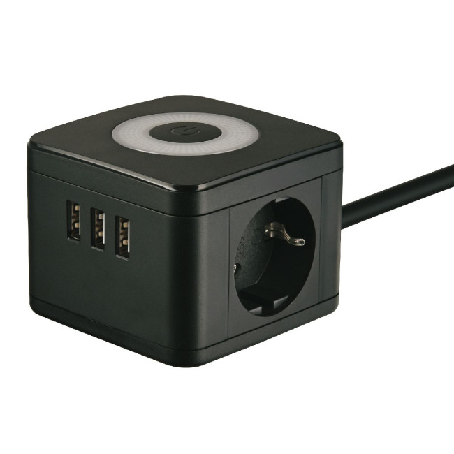 Удлинитель Uniel S-GCD2-1,5SBU BLACK UL-00011250 Удлинитель Uniel S-GCD2-1,5SBU BLACK UL-00011250