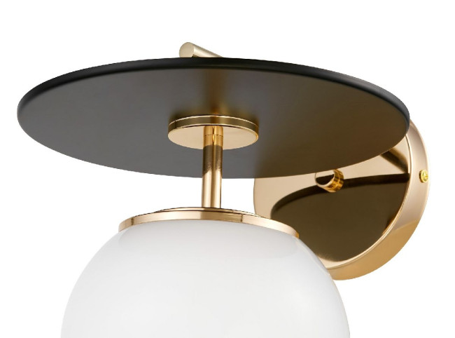 Бра Lumina Deco Dalton LDW 7014-1 GD+BK Бра Lumina Deco Dalton LDW 7014-1 GD+BK