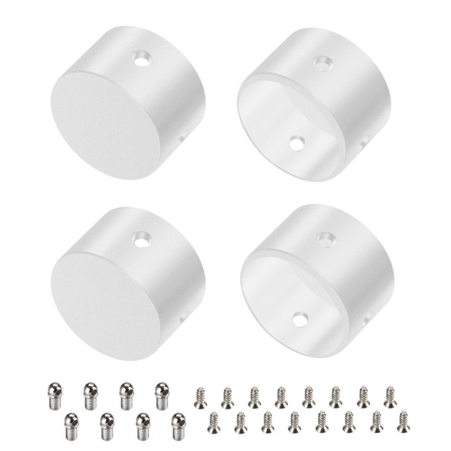 Заглушка Arlight WPH-FLEX-D22-360deg WHITE ALU глухая 049939