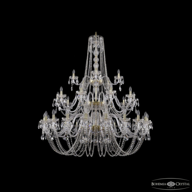 Подвесная люстра Bohemia Ivele Crystal 1402/20+10+5/530/3d G