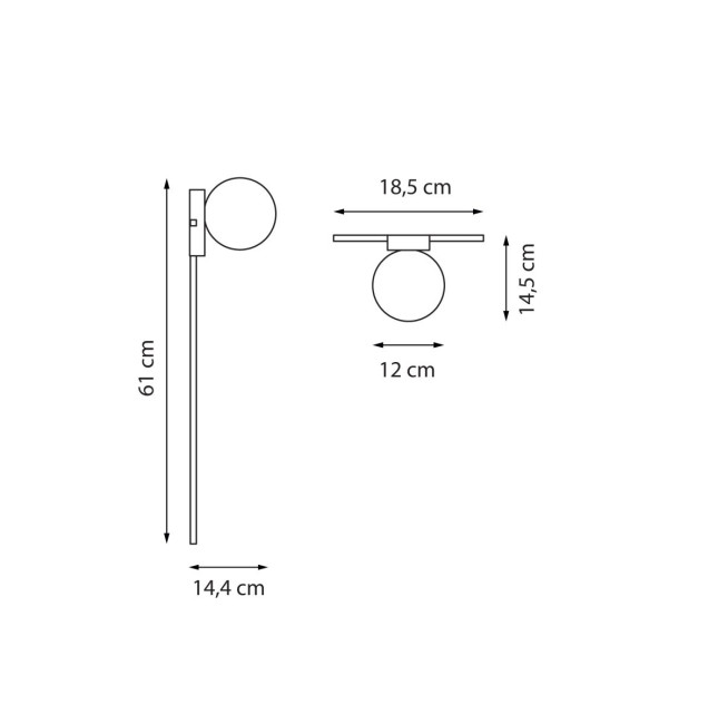 Настенный светильник Lightstar Globo 812617 Настенный светильник Lightstar Globo 812617