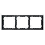 Рамка на 3 поста Voltum S70 VLS100307 (графит)