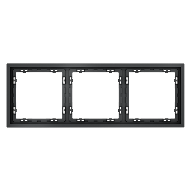 Рамка на 3 поста Voltum S70 VLS100307 (графит) Рамка на 3 поста Voltum S70 VLS100307 (графит)
