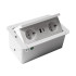 Блок розеток LK-DMS-742 (2 секции полуавтоматический 2 USB беспроводная зарядка) Mebax 00-00002869 Блок розеток LK-DMS-742 (2 секции полуавтоматический 2 USB беспроводная зарядка) Mebax 00-00002869