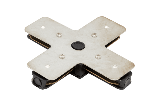 X-коннектор для однофазного трека DesignLed CN2-BL-X 003727 X-коннектор для однофазного трека DesignLed CN2-BL-X 003727