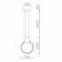 Подвесной светильник LED4U 8575 BK Подвесной светильник LED4U 8575 BK