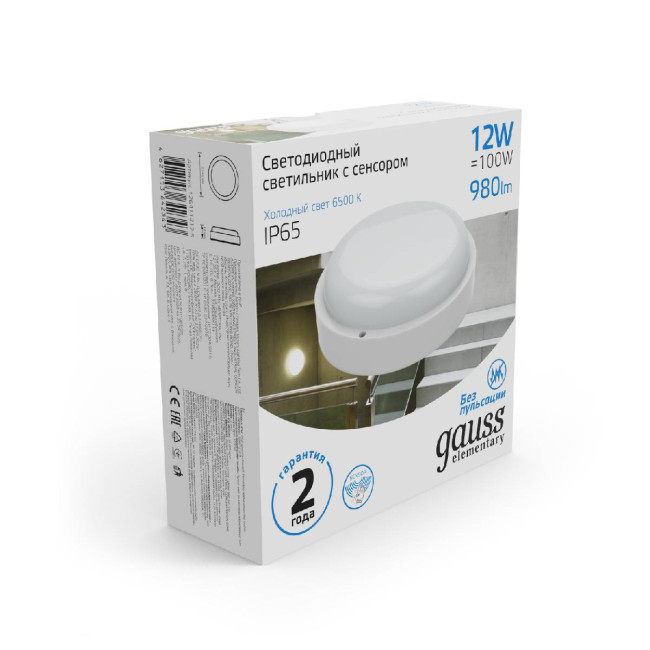 Уличный светодиодный светильник Gauss 126411312-S Уличный светодиодный светильник Gauss 126411312-S