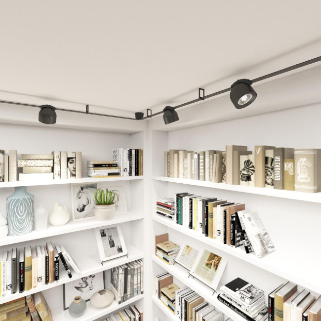 Трековый однофазный светильник Denkirs Belty Spot DK5541-BK Трековый однофазный светильник Denkirs Belty Spot DK5541-BK