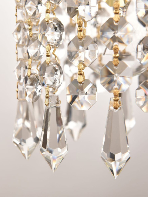 Подвесной светильник Bohemia Ivele Crystal 14781P/16 G Drops Подвесной светильник Bohemia Ivele Crystal 14781P/16 G Drops