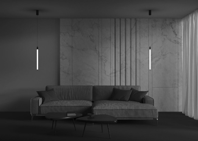 Подвесной светодиодный светильник Maytoni Technical Ray P022PL-L10B