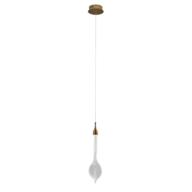 Подвесной светильник Delight Collection OD2433-1 gold/clear Подвесной светильник Delight Collection OD2433-1 gold/clear