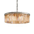 Подвесная люстра Delight Collection 1920s Odeon KR0387P-10B chrome/amber Подвесная люстра Delight Collection 1920s Odeon KR0387P-10B chrome/amber