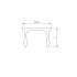 Экран Arlight ARH-PLINTUS-FANTOM-3000 Opal 043128