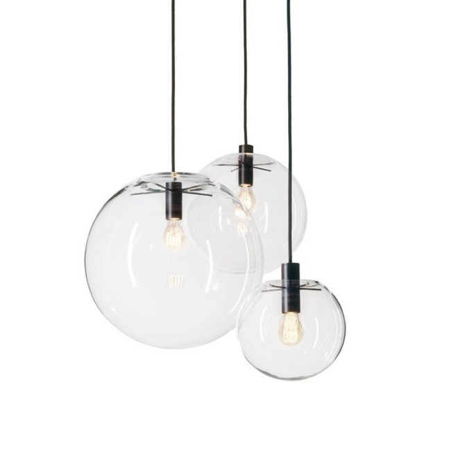 Подвесной светильник Delight Collection Ball 8722P/XL black/clear Подвесной светильник Delight Collection Ball 8722P/XL black/clear