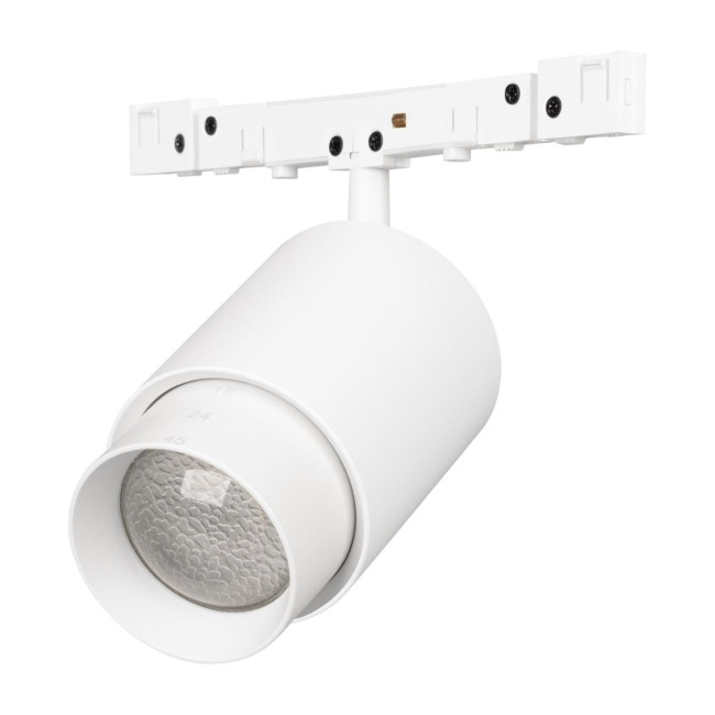 Трековый магнитный светильник Arlight MAG-MICROCOSM-SPOT-ZOOM-R38-5W Warm3000 (WH, 10-55 deg, 24V) (IP20 Металл) 051805 Трековый магнитный светильник Arlight MAG-MICROCOSM-SPOT-ZOOM-R38-5W Warm3000 (WH, 10-55 deg, 24V) (IP20 Металл) 051805
