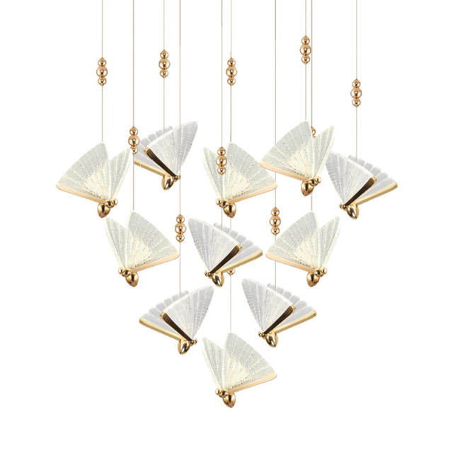 Подвесной светильник Delight Collection Butterfly OM8201008-11 rose gold Подвесной светильник Delight Collection Butterfly OM8201008-11 rose gold