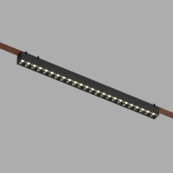 Трековый однофазный светильник Denkirs Belty grill DK5672-BK