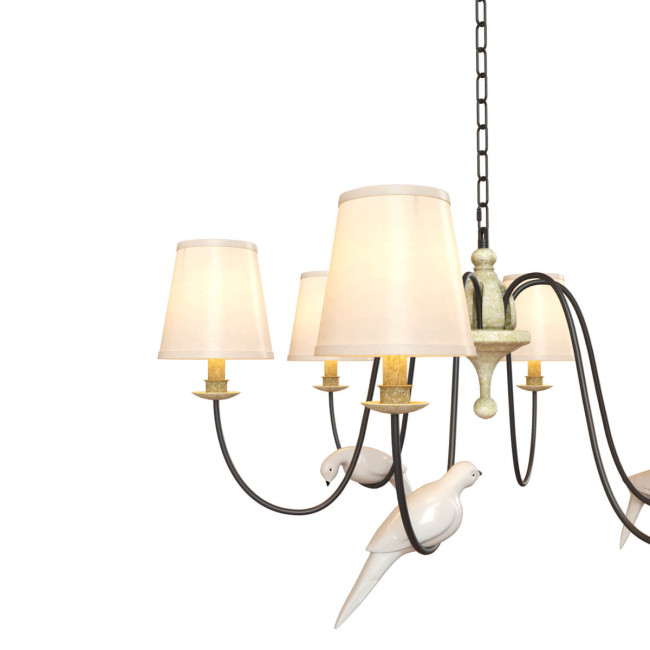 Подвесная люстра LOFT IT Birds Loft1029A-6 Подвесная люстра LOFT IT Birds Loft1029A-6