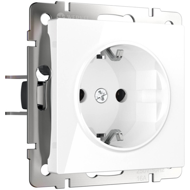 Розетка с заземлением Werkel белый W1171001 4690389155116 Розетка с заземлением Werkel белый W1171001 4690389155116