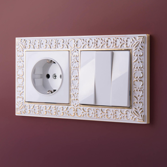 Розетка с заземлением Werkel белый W1171001 4690389155116 Розетка с заземлением Werkel белый W1171001 4690389155116