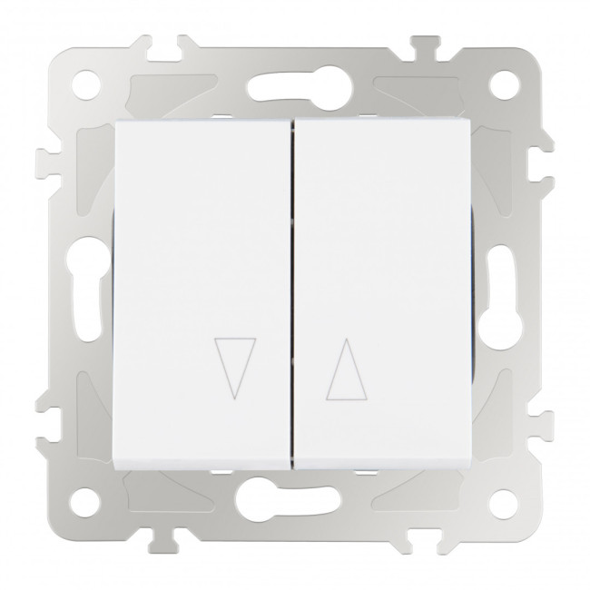 Выключатель жалюзи Arte Milano 203.38-2.white Выключатель жалюзи Arte Milano 203.38-2.white
