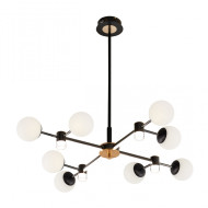 Подвесной светильник Arte Milano Ferrara 277010/8 BK/GD Подвесной светильник Arte Milano Ferrara 277010/8 BK/GD