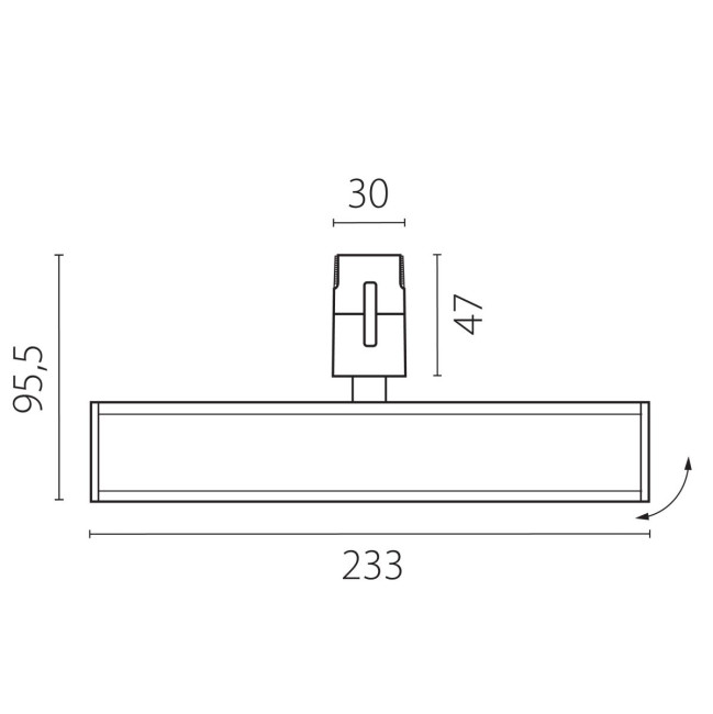 Трековый однофазный светильник Lightstar Due Hermes 270247 Трековый однофазный светильник Lightstar Due Hermes 270247