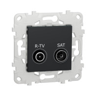 Розетка R-TV/SAT проходная Schneider Electric Unica New NU545654 Розетка R-TV/SAT проходная Schneider Electric Unica New NU545654